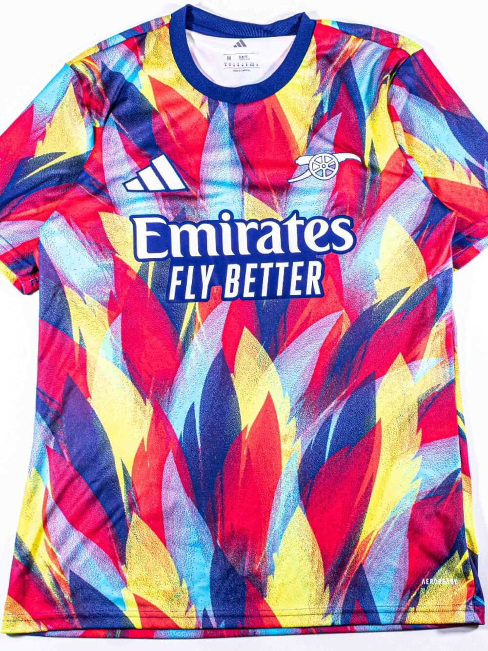 Adidas Arsenal 25/26 Pre-Match Jersey Mens Medium Warm Up Soccer Shirt JJ1797